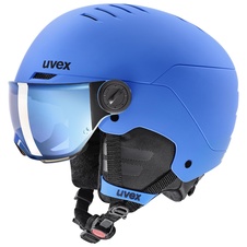 Lyžařská helma Uvex ROCKET JR VISOR (blue)    