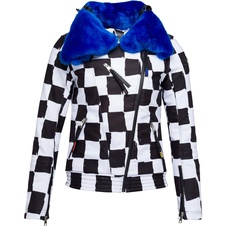 W DAMI PERFECTO JKT (optical squares)