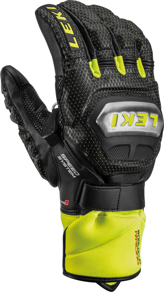 Leki WORLDCUP RACE TI S SPEED SYSTEM (black/ice lemon) 21/22