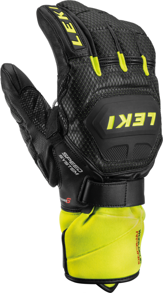 Leki WORLDCUP RACE FLEX S SPEED SYSTEM (black/ice lemon) 21/22