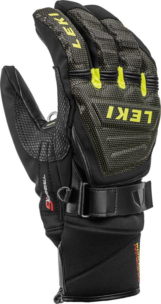 Leki RACE COACH C-TECH S (black/ice lemon) 21/22