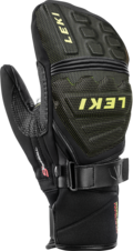 Rukavice Leki RACE COACH C-TECH S MITT (black/ice lemon) 21/22
