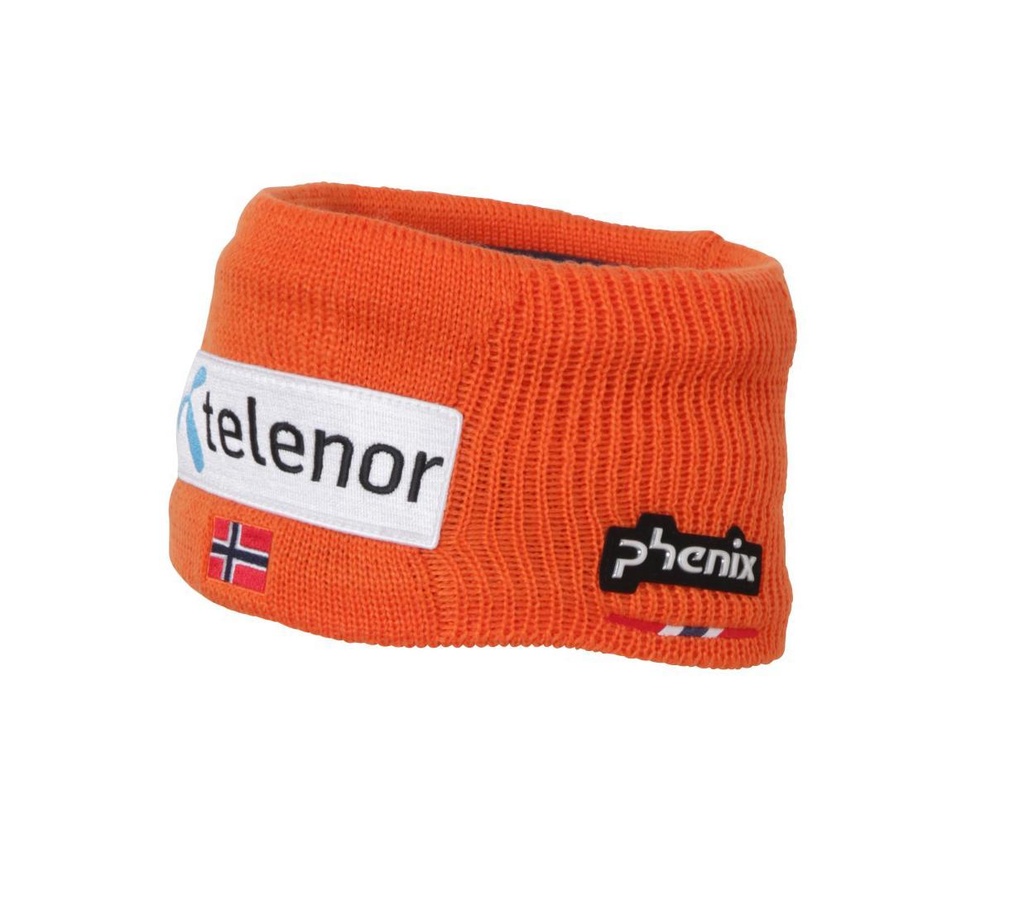 Phenix NORWAY ALPINE TEAM HEAD BAND (with Badges) vivid orange