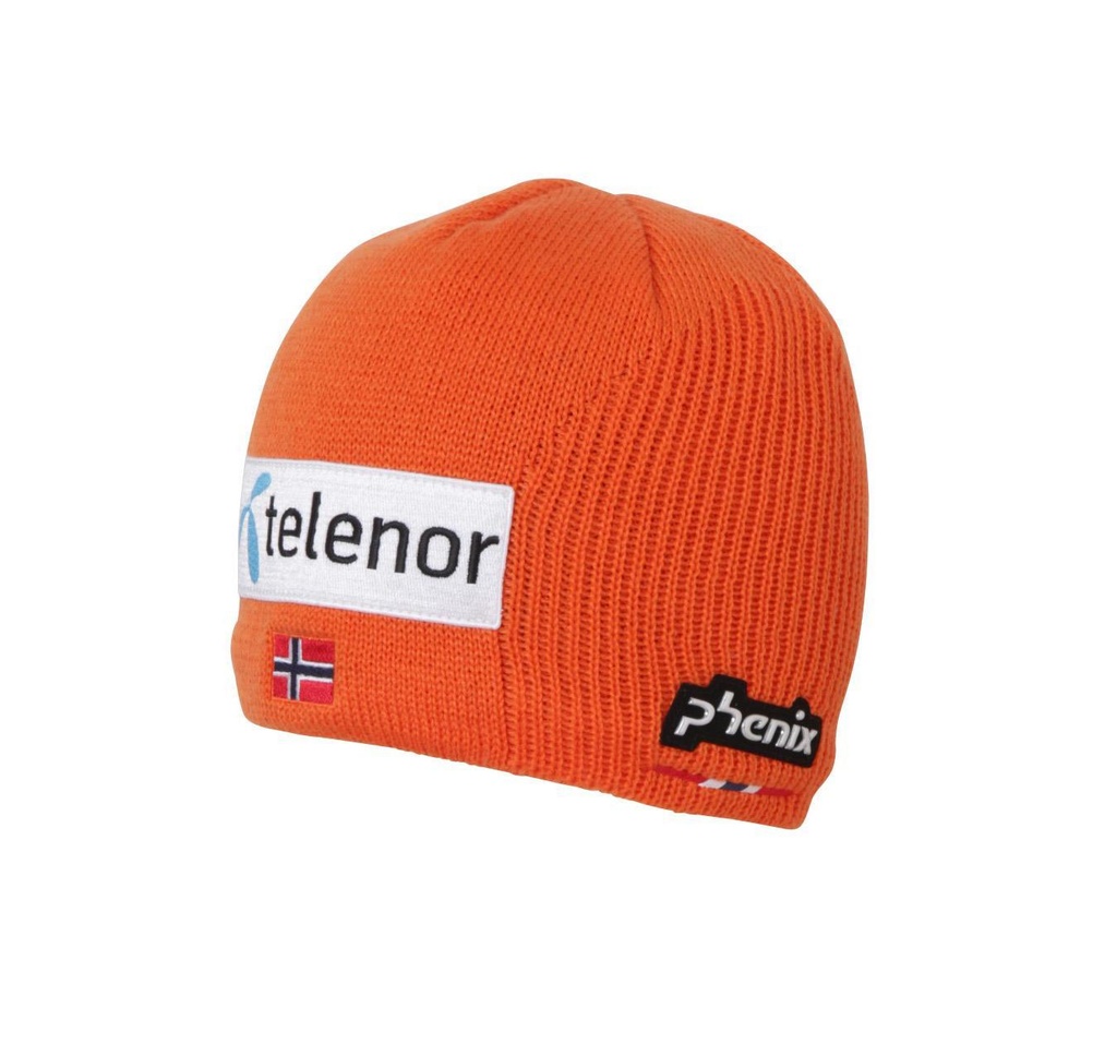 Phenix NORWAY ALPINE TEAM WATCH CAP (with Badges) vivid orange