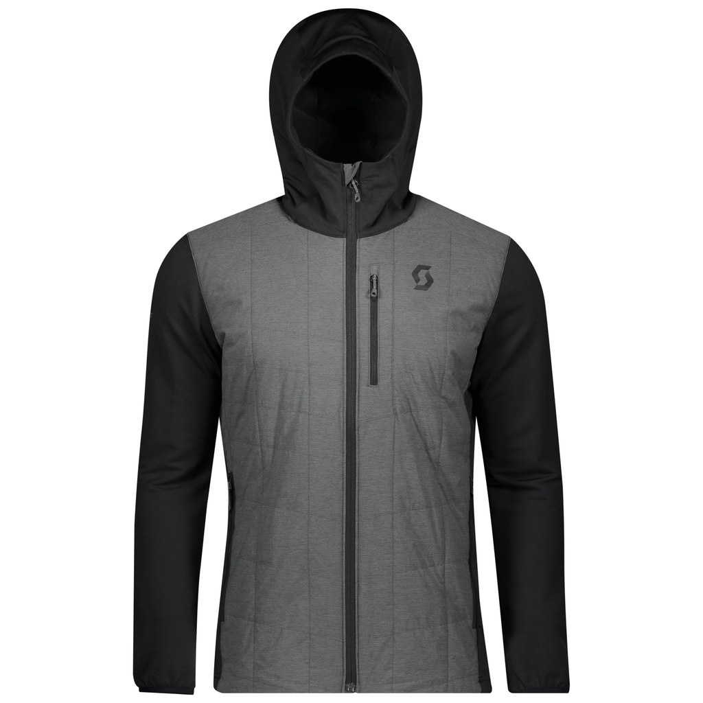 Scott INSULOFT MERINO HOODY (black/grey) 20/21