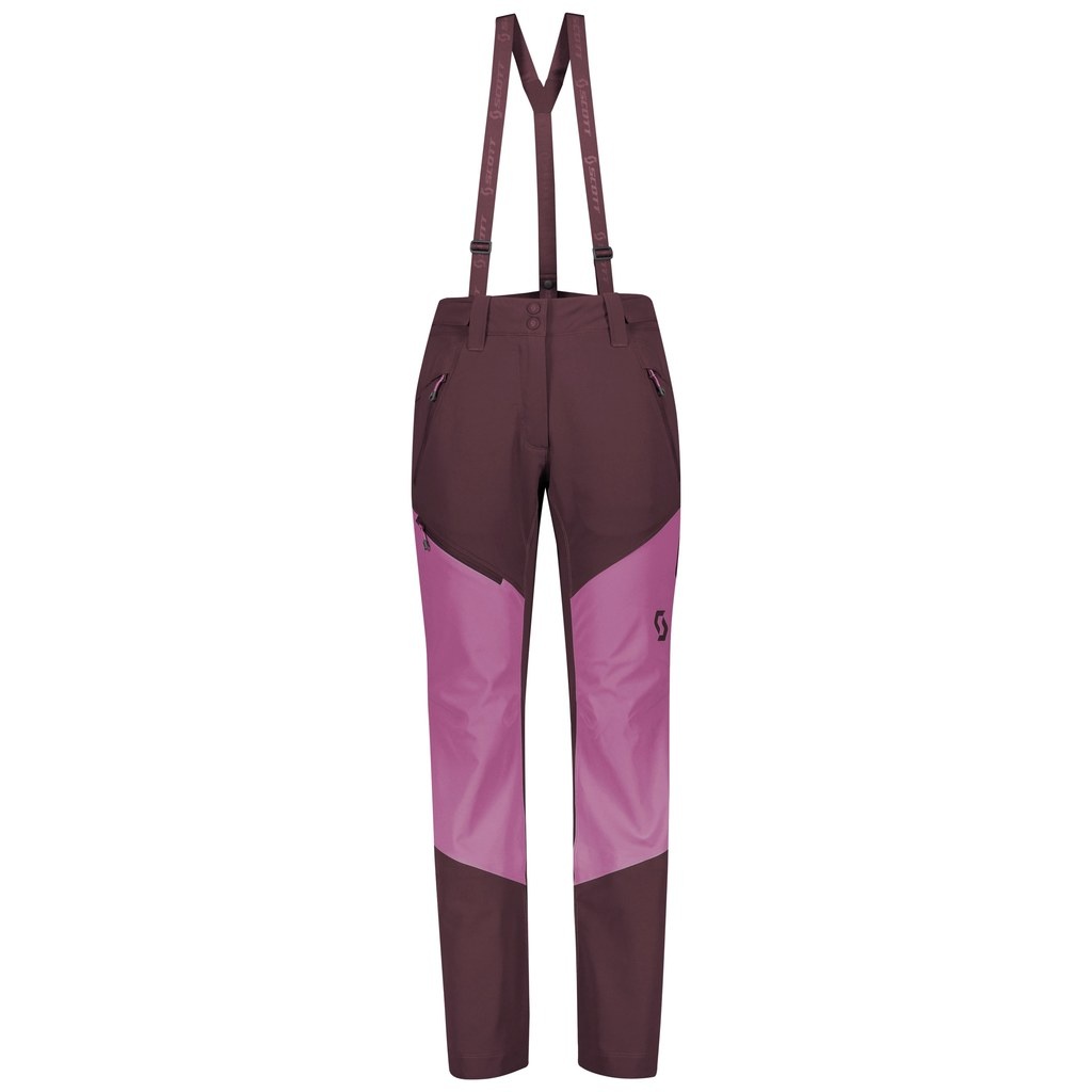 Scott EXPLORAIR ASCENT WS PANTS (red fudge/cassis pink)