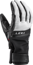 Rukavice Leki LIGHTNING 3D (white/black) 21/22