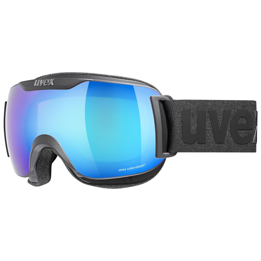 Uvex DOWNHILL 2000 S CV black (mirror blue/colorvision green) 20/21