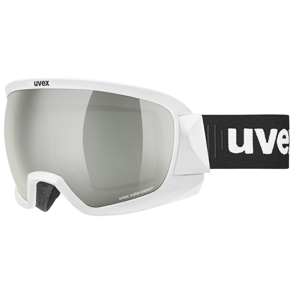 Uvex CONTEST CV RACE white (mirror silver/colorvision green)