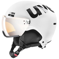 Lyžařská helma Uvex HLMT 500 VISOR (white/black)   
