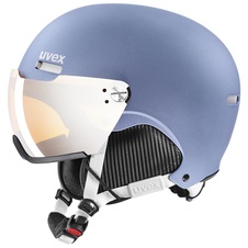 Lyžařská helma Uvex HLMT 500 VISOR (dust blue)   