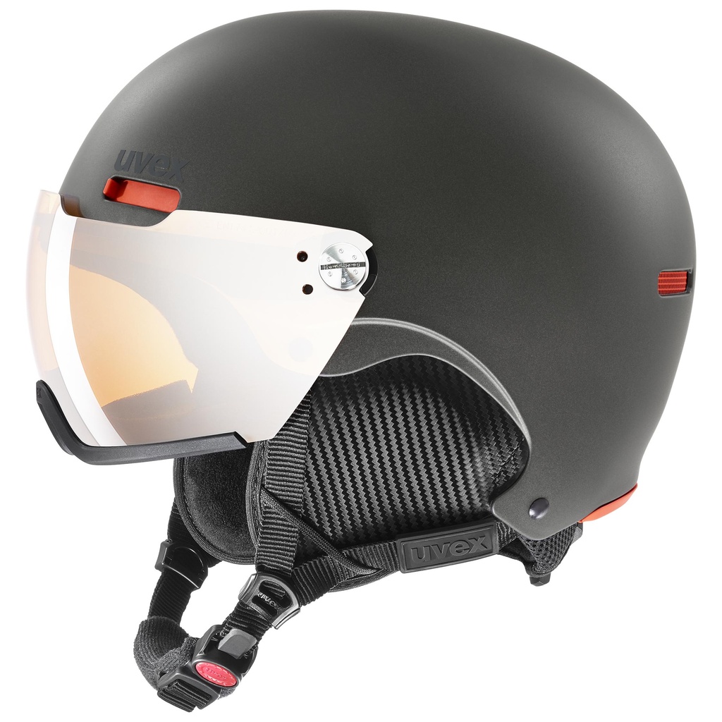 Uvex HLMT 500 VISOR (dark slate/orange)