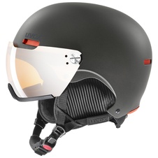 Lyžařská helma Uvex HLMT 500 VISOR (dark slate/orange)   