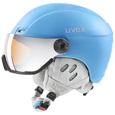 Lyžařská helma Uvex HLMT 400 VISOR STYLE (cloudy blue)      