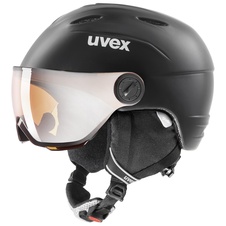 Lyžařská helma Uvex JUNIOR VISOR PRO (black)    