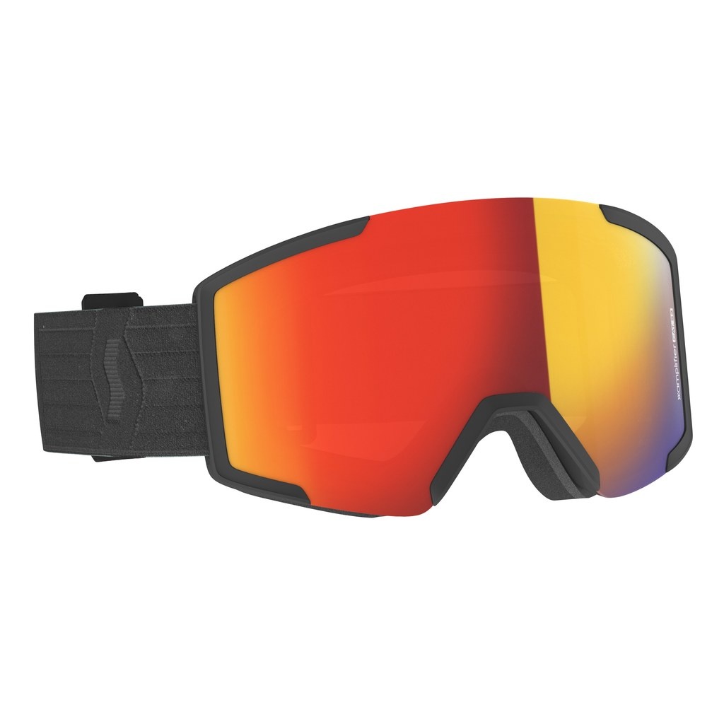 Scott SHIELD black (red chrome)