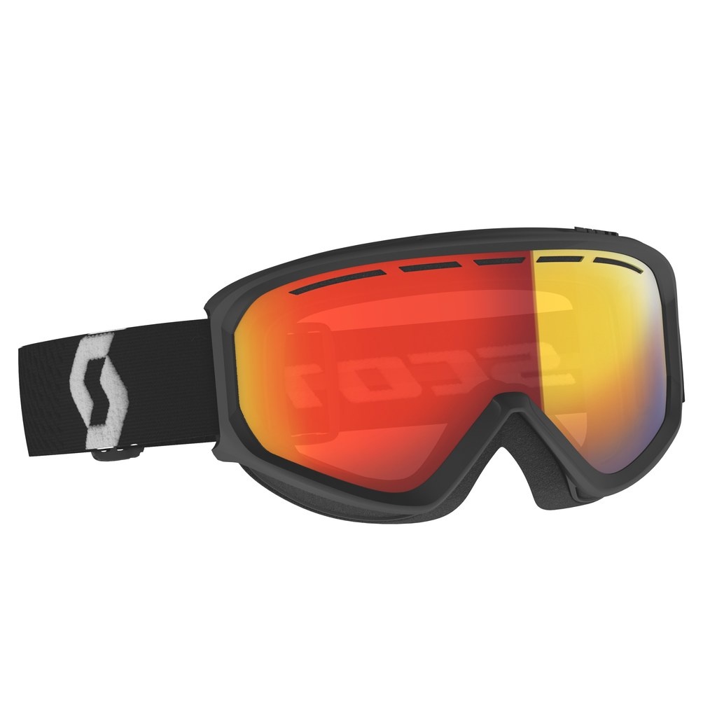 Scott FACT CHROME black/white (red)