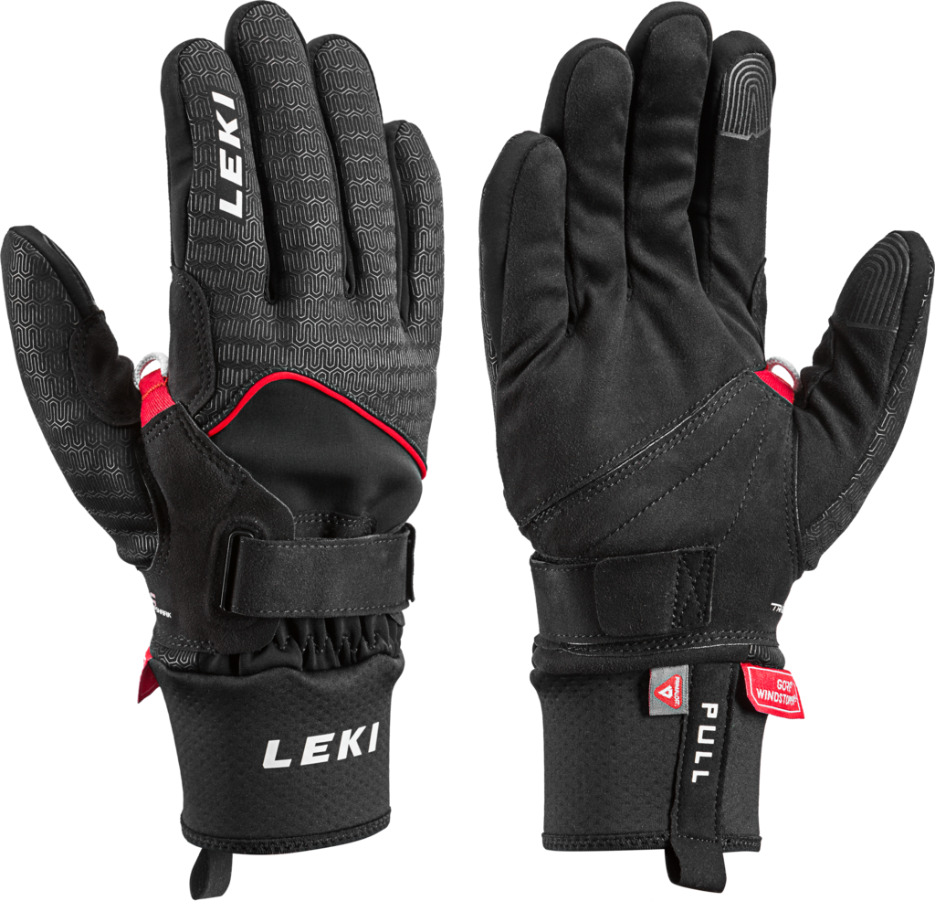 Leki NORDIC THERMO SHARK (black/red) 21/22