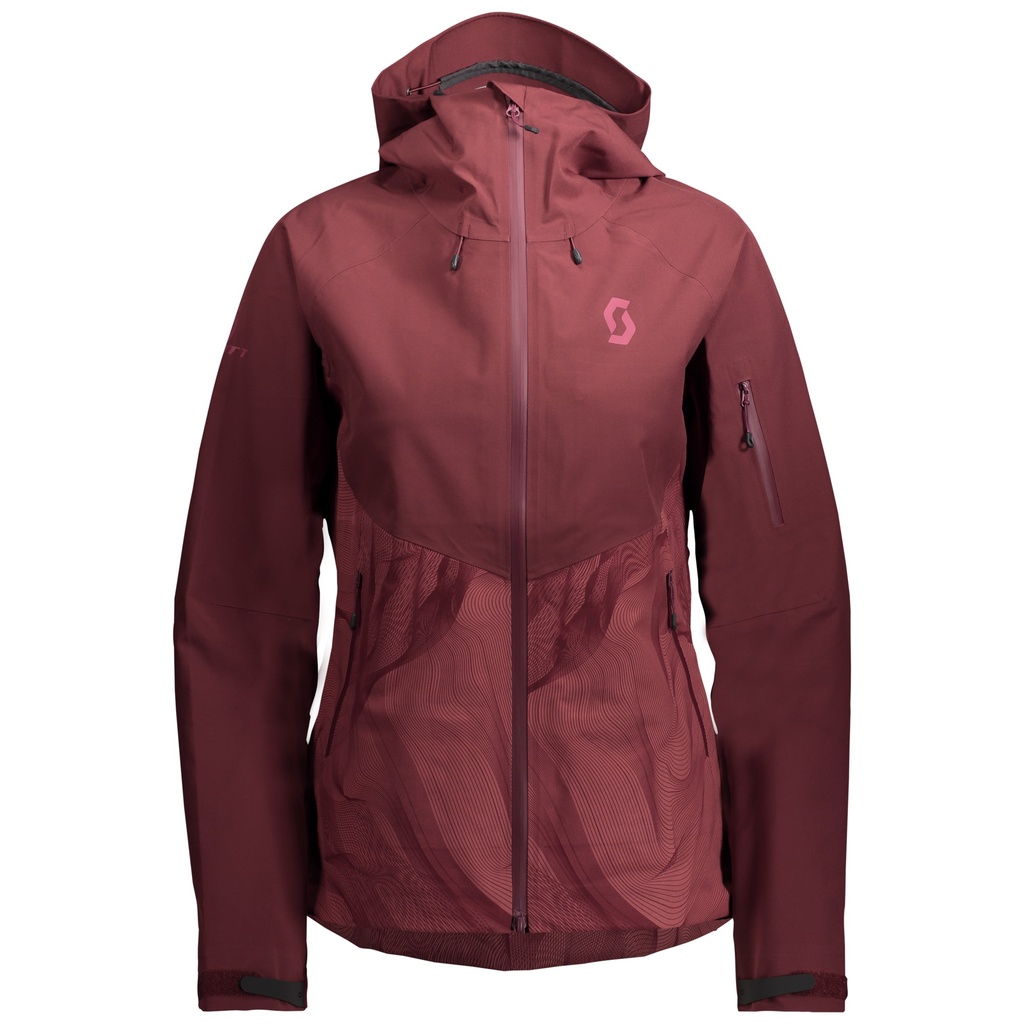 Scott EXPLORAIR 3L JKT (amaranth red/amaranth red prt)