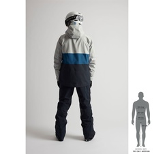 Scott VERTIC 3L JKT (light grey/storm blue)