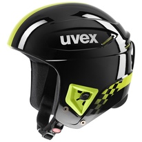 Lyžařská helma Uvex RACE + (black/lime)  