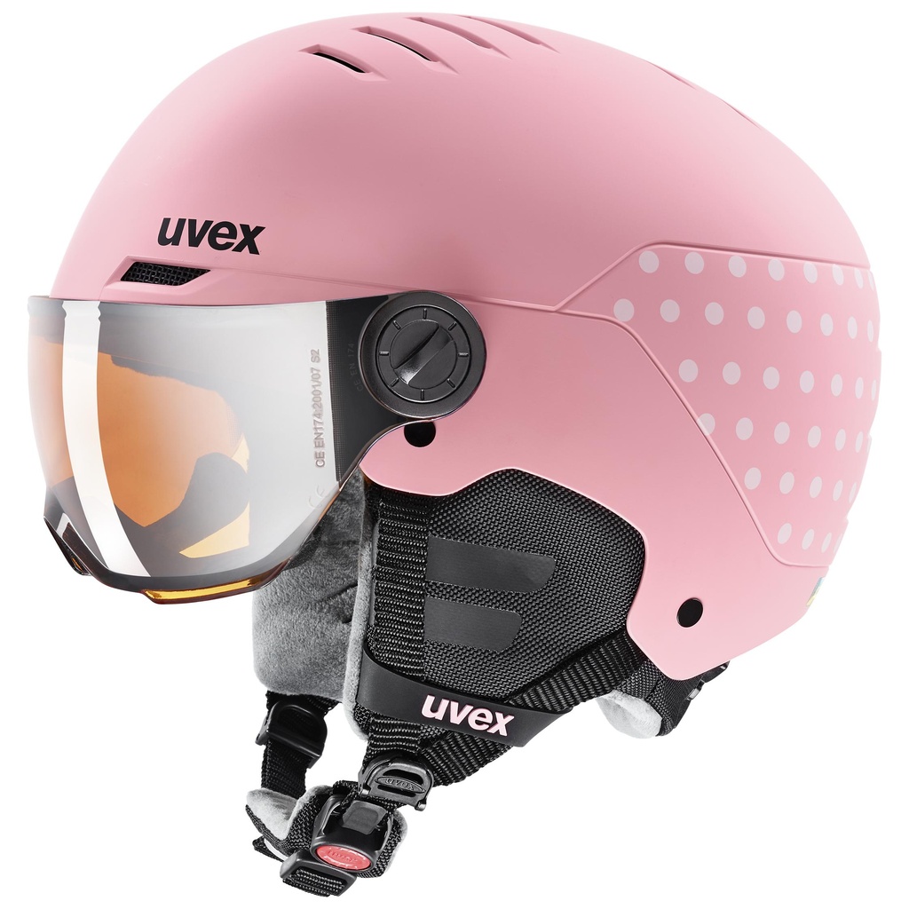 Uvex ROCKET JR VISOR (pink confetti)