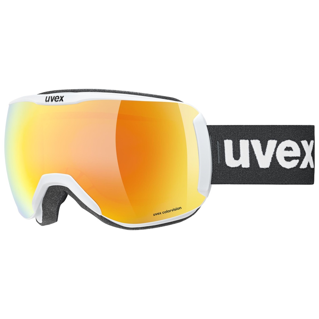 Uvex DOWNHILL 2100 CV RACE white (mirror orange/colorvision® green)