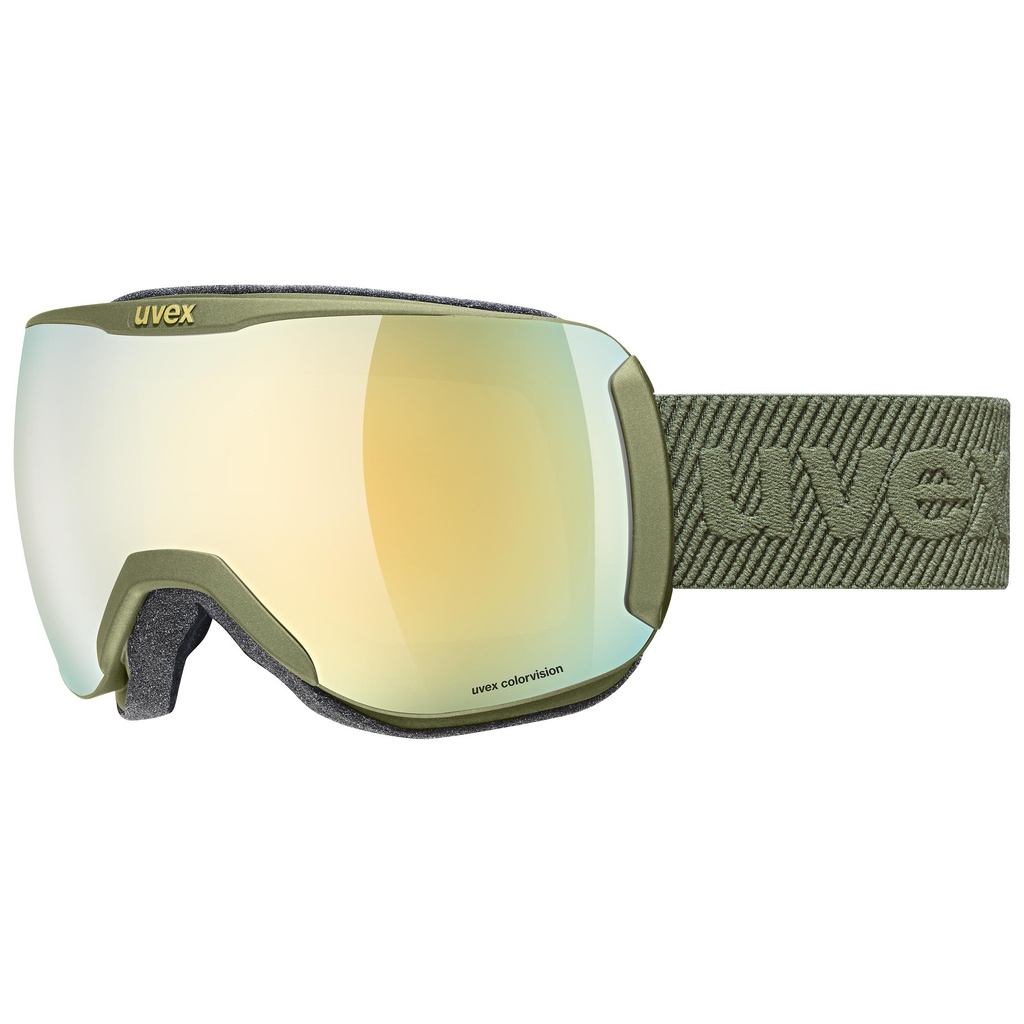 Uvex DOWNHILL 2100 CV croco (mirror gold/colorvision® green)