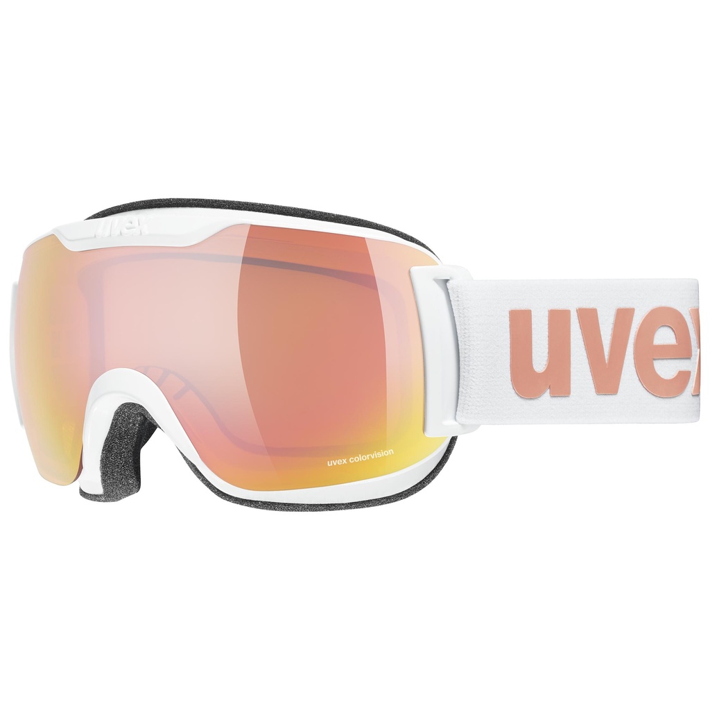 Uvex DOWNHILL 2000 S CV white (mirror rose/colorvision® orange)