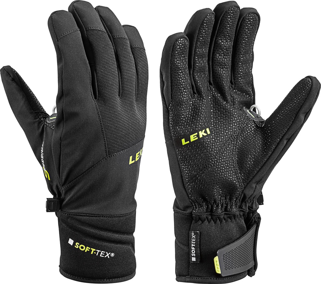 Leki PROGRESSIVE 3 S (black/lime) 21/22