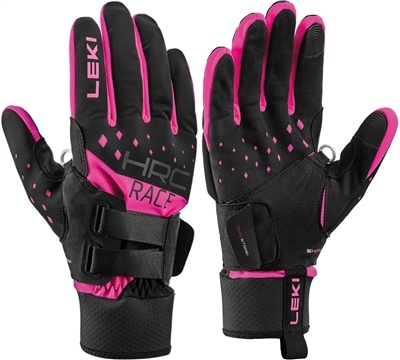 Leki HRC Race Shark (black/pink) 23/24