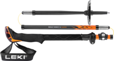 Leki SHERPA FX CARBON STRONG 120-140cm (orange/blue)  24/25