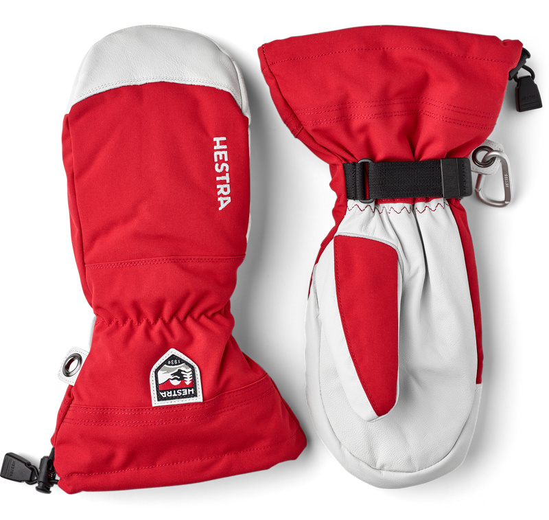 Hestra ARMY LEATHER HELI SKI Mitt (red) 22/23