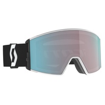 Scott REACT team white/black (aqua chrome)