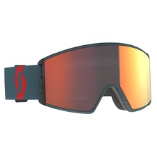 Lyžařské brýle Scott REACT neon red/aruba green (solar red chrome)  
