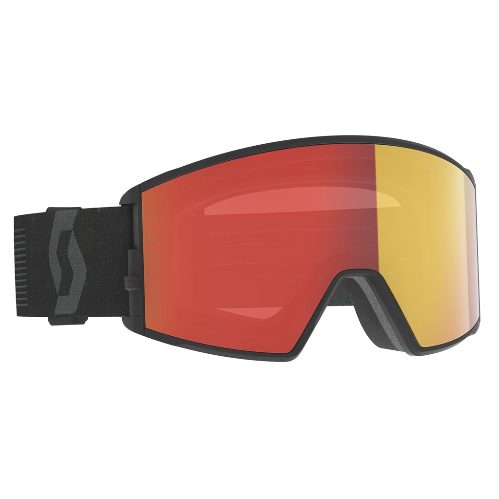 Scott REACT mineral black (red chrome)