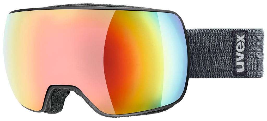 Uvex COMPACT FM black (mirror rainbow/rose)