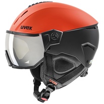Lyžařská helma Uvex INSTINCT VISOR (fierce red/black)  