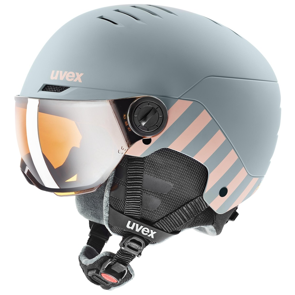 Uvex ROCKET JR VISOR (rhino/blush)