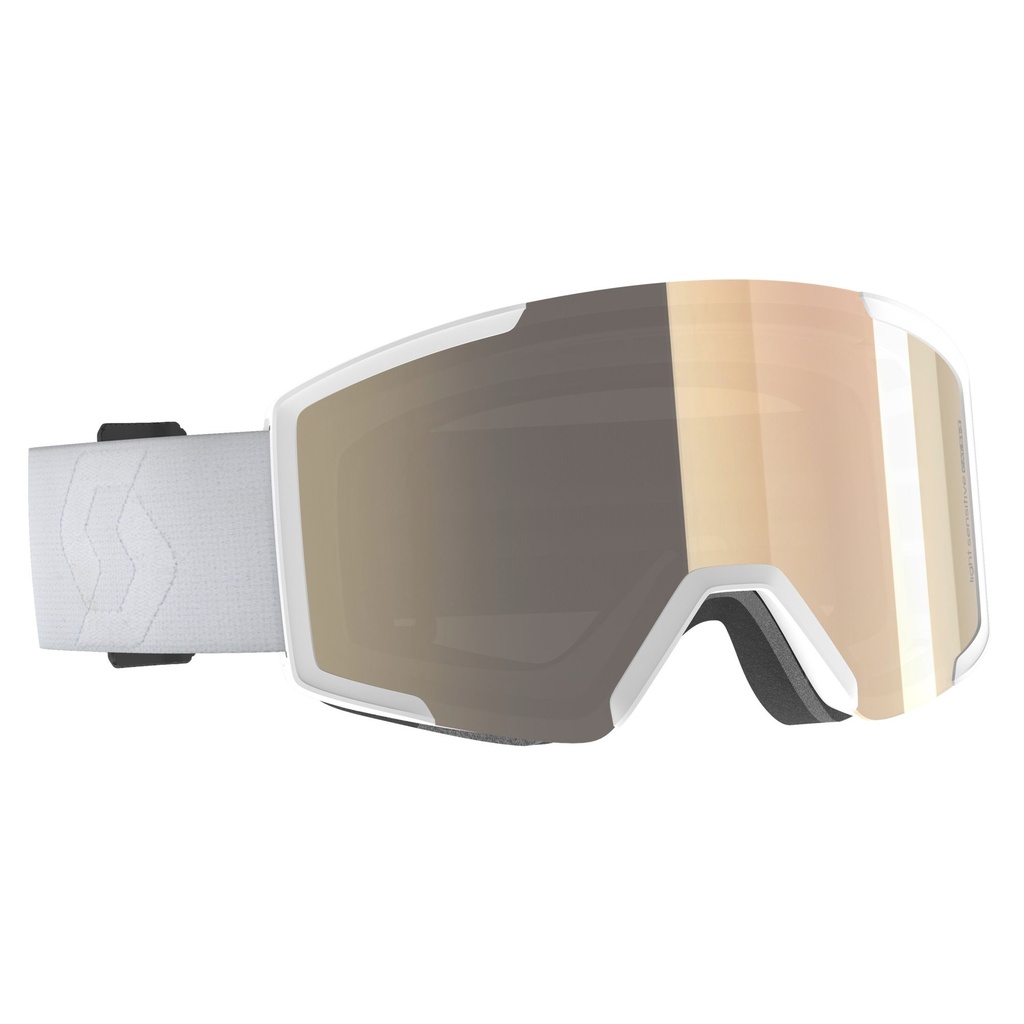 Scott SHIELD LS white (bronze chrome)