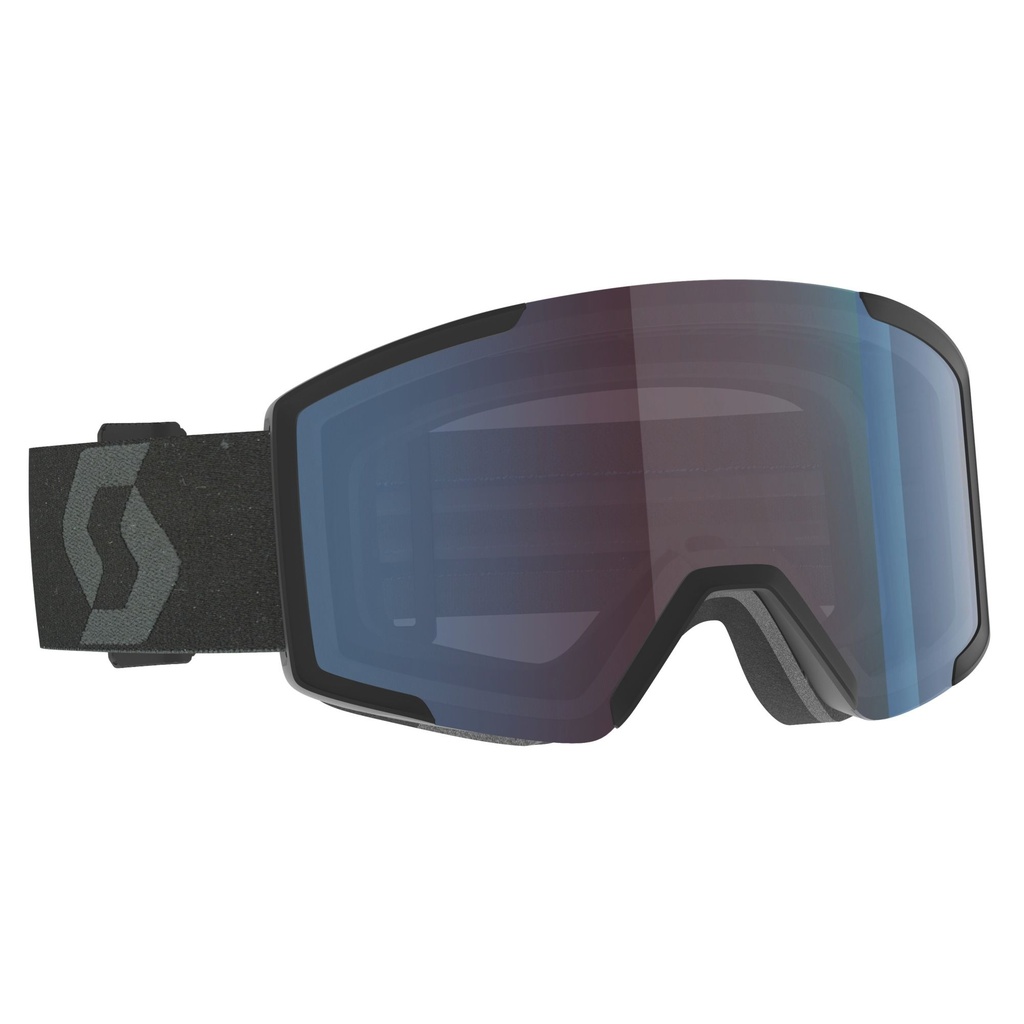 Scott SHIELD black (blue chrome)