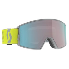 Lyžařské brýle Scott REACT virescent yellow/light grey (aqua chrome)  