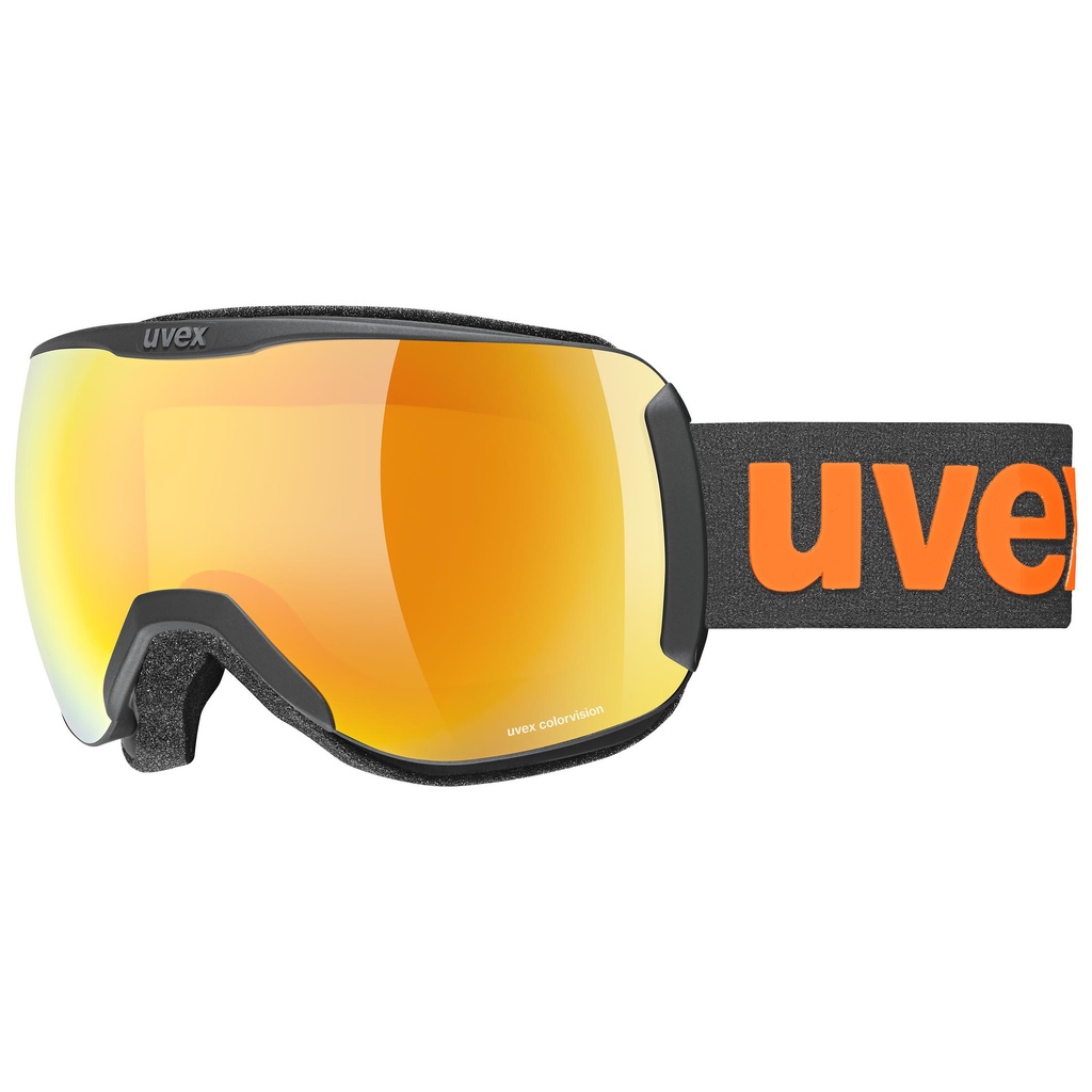 Uvex DOWNHILL 2100 CV black (mirror orange/colorvision® yellow)