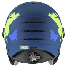  Uvex ROCKET JR VISOR (blue/puzzle)