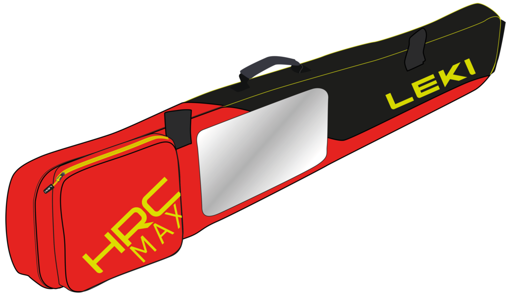 Leki BIATHLON RIFLE BAG (red/black/yellow)