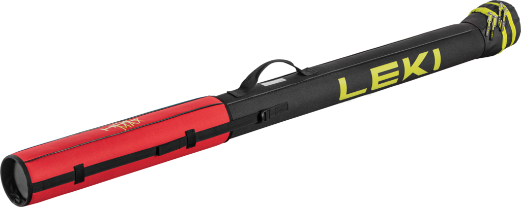 Leki CROSS COUNTRY TUBE BAG 2 pairs (red/black/yellow)
