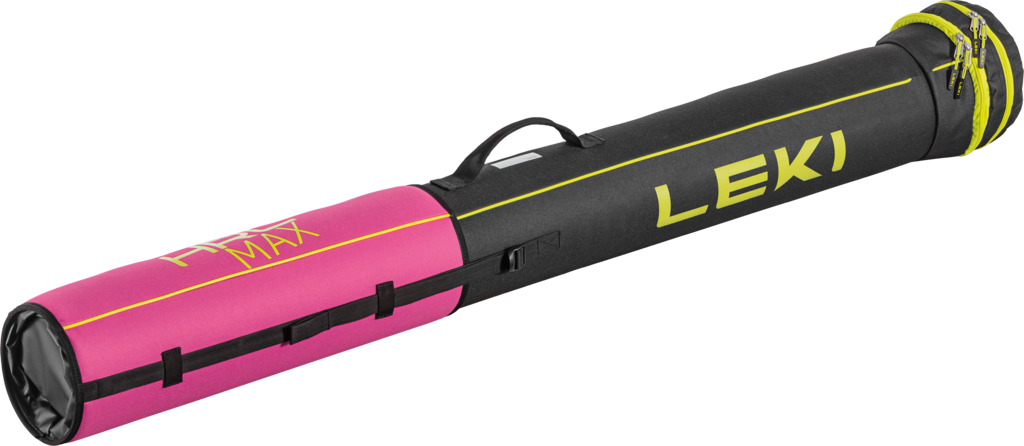 Leki CROSS COUNTRY TUBE BAG 8 pairs (pink/black/yellow)