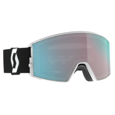 Lyžařské brýle Scott REACT (team white/black/aqua chrome) 