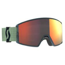 Lyžařské brýle Scott REACT (soft green/black/solar red chrome)