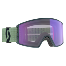 Lyžařské brýle Scott REACT LS (soft green/black/blue chrome)  